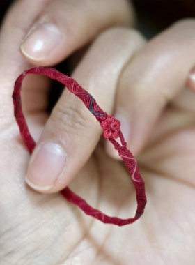 手工编织0.1腊线极细款弯来弯去绳银镀金芝麻珠如意手链女生闺蜜