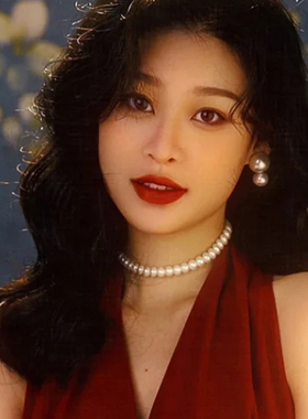 仿珍珠锁骨链颈链颈带