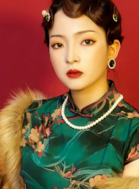 搭配旗袍珍珠项链女士锁骨链50cm加长版颈链子项饰毛衣链项圈660