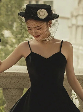 三层珍珠项链女颈链子choker多层项圈法式复古拍照写真配饰品1806