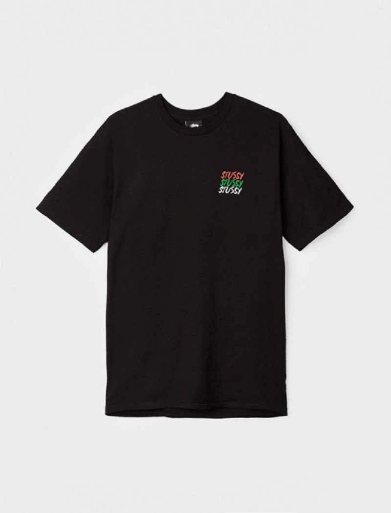 【现货】Stussy JAH BLESS TEE 字母logo 狮子 经典 短袖T恤