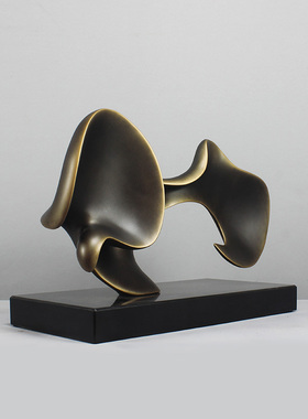 玻璃钢雕塑摆饰抽象艺术摆件轻奢