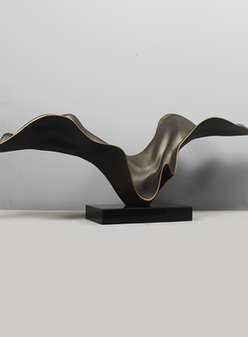 家居创意抽象玻璃钢雕塑艺术摆件