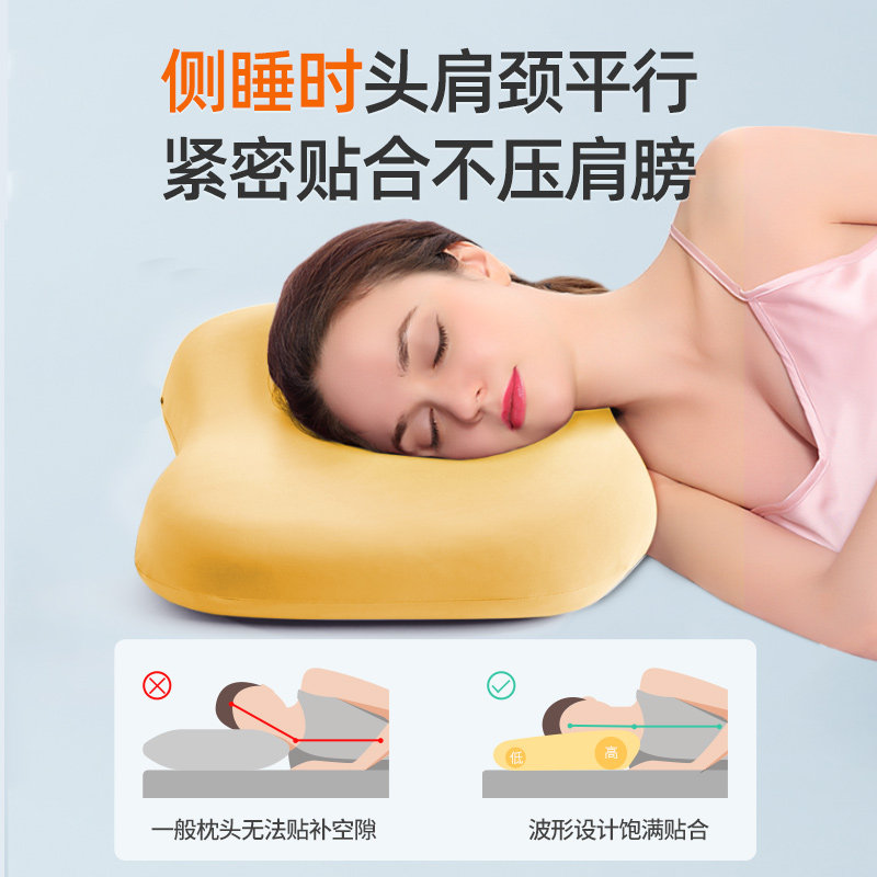 枕头护颈椎成人枕修复睡觉专用整头记忆棉枕芯劲椎侧睡保健颈椎枕,淘宝优惠券,粉丝福利购,淘宝优惠卷