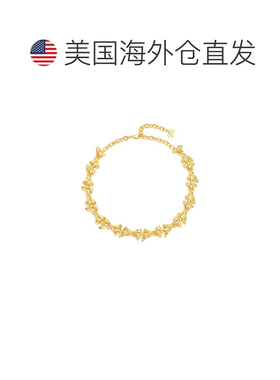 自营classicharms金蝴蝶项链 - 金色 美国奥莱直发