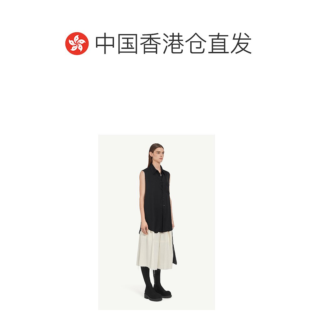 香港直邮MM6 MAISON MARGIELA 女士衬衫 S62DL0092S54450900 - 图1