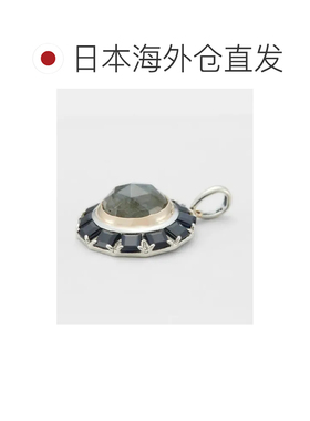 1h可退 日本直邮agete 阿卡朵 女士K10银色拉布拉多石蓝宝石饰品