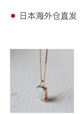 1h可退 日本直邮cui-cui K10YG 黄金 长方形切割 埃塞俄比亚欧泊