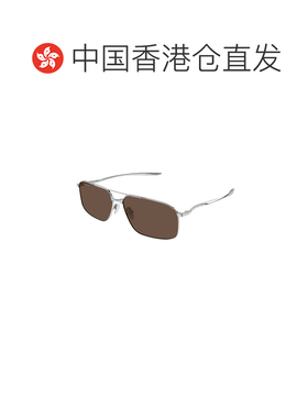 1h可退 香港直邮BALENCIAGA 男士太阳镜 BB0492S002 SS2026 灰色
