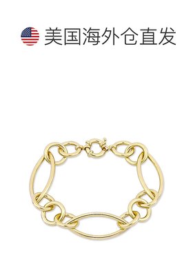 自营 Mimi & Max Link 镀黄色纯银手链 - 8 英寸 - 黄色 美国奥莱