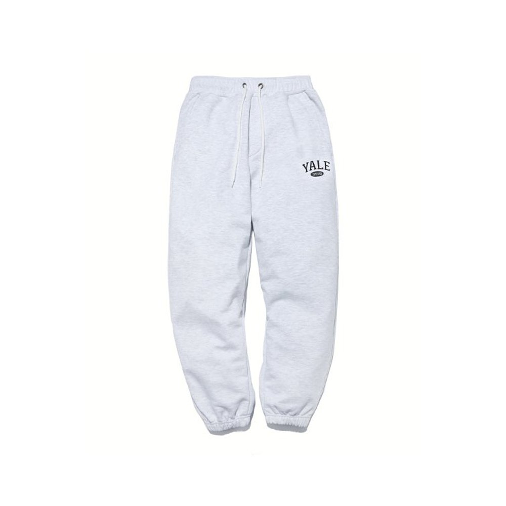 韩国直邮YALE(23FW) 2 TONE ARCH SWEAT PANTS LIGHT GRAY运动裤-图0