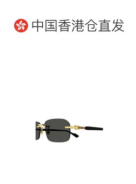 自营GUCCI 女士眼镜 GG1221S001 CO 灰色 徽标太阳镜