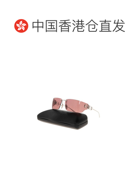 1h可退 香港直邮Balenciaga 巴黎世家 女士 灰色金属眼镜 858881T