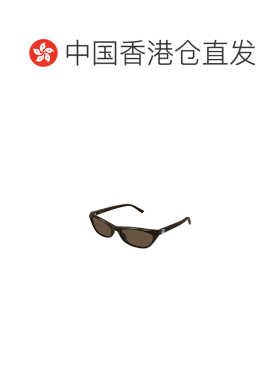 香港直邮GUCCI 女士眼镜 GG2203S003 AW2026 棕色 Emblem 几何框