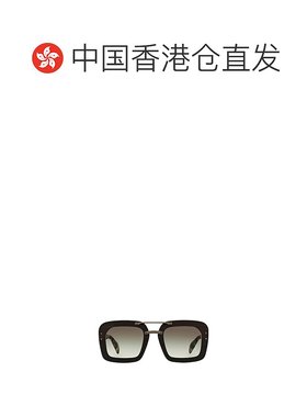 香港直邮PRADA 女士眼镜 0PR30RSUBT0A7 AW2021 黑色 徽标太阳镜