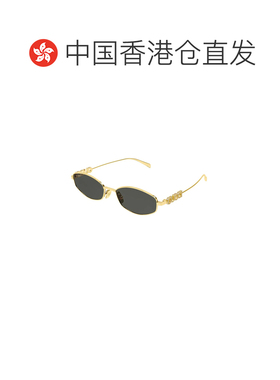 香港直邮GUCCI 女士眼镜 GG1802S001 SS2026 金色 Panthos 太阳镜