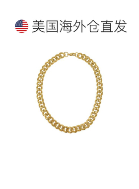 自营adornia14k 镀金抗锈蚀宽链项链 - 金色 美国奥莱直发