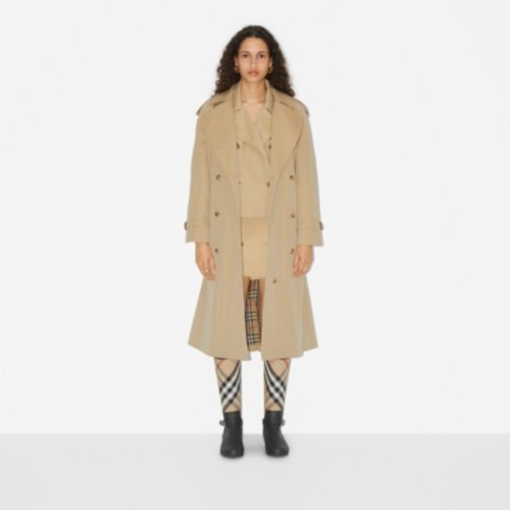 Burberry Trench 双排扣风衣 80726781 - 图1