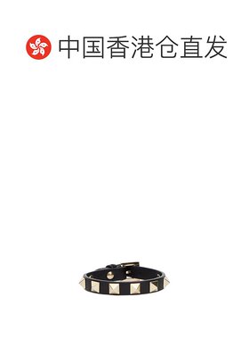 香港直邮VALENTINO 女士手链手镯 WJ0X53VSH0NO SS2025 黑色 铆钉