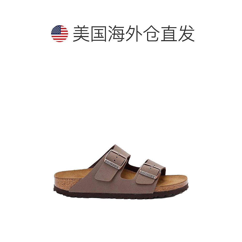 birkenstockArizona 女士皮革软木凉鞋 - mocca 【美国奥莱】直发 - 图1