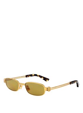 BOTTEGA VENETA 男士眼镜 BV1381S002 SS2026 黄色