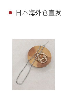 1h可退 日本直邮FREDY & GLOSTER 女士金属珠中长项链 简约叠戴设