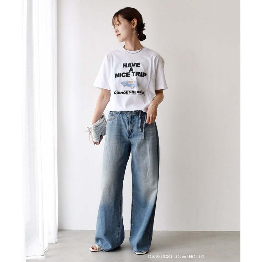 日本直邮SHIPS GOOD ROCK SPEED Curious George TEE 白色