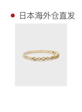 日本直邮NOJESS 女士K5钻石戒指 精致装饰古典风格 菱形镂空与钻