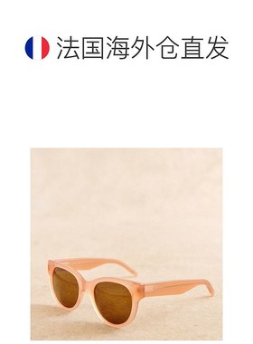 欧洲直邮Sezane 女士腮红色醋酸纤维太阳镜