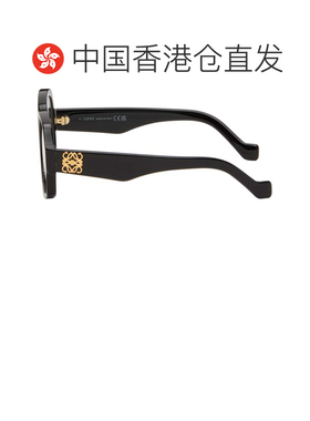 1h可退 香港直邮LOEWE 罗意威 男士 黑色 Anagram 眼镜 LW50103I5