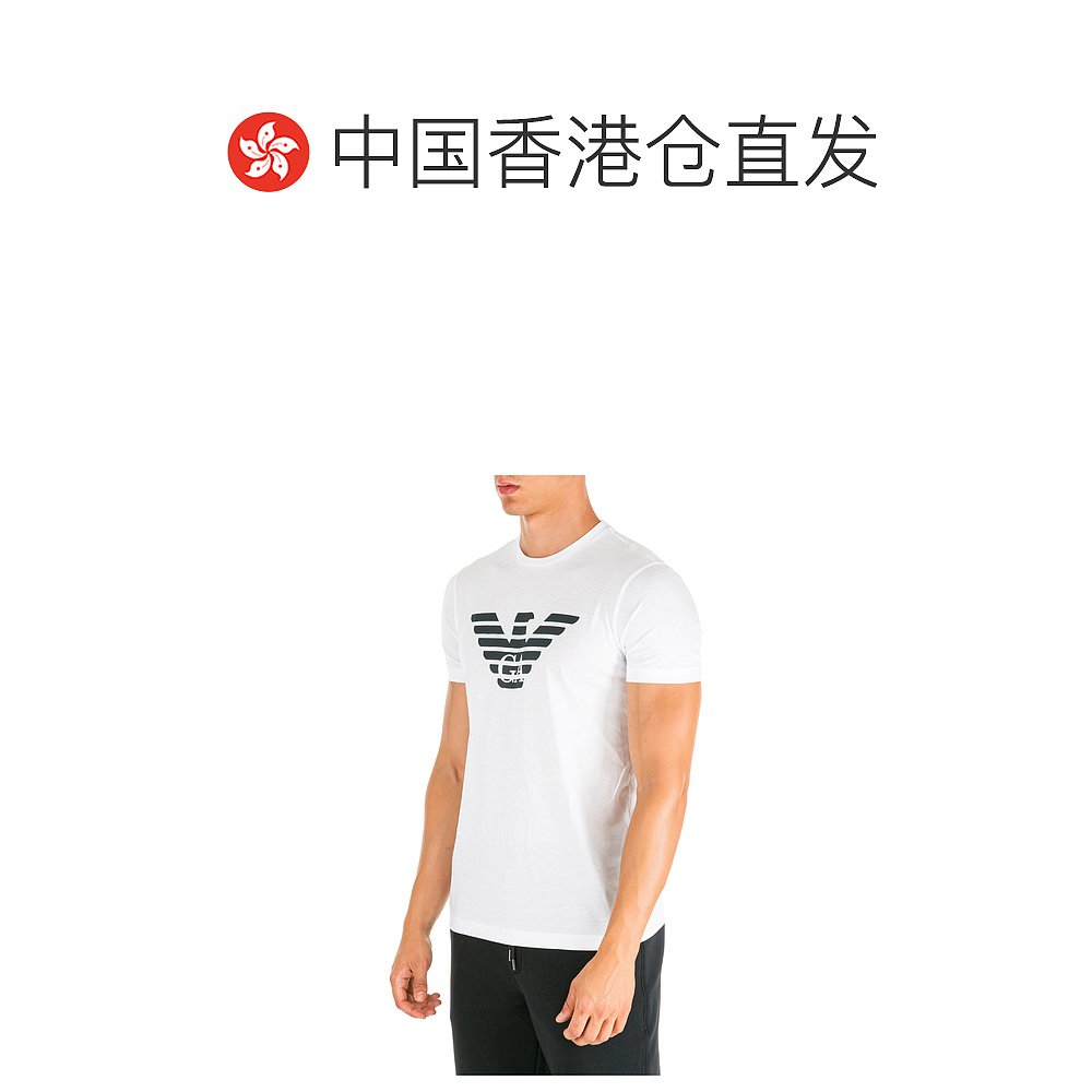 香港直邮EMPORIO ARMANI 男士T恤 8N1T991JNQZ0100 - 图1