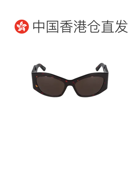 香港直邮BALENCIAGA 女士眼镜 BB0329S002 AW2024 黑色 几何框太
