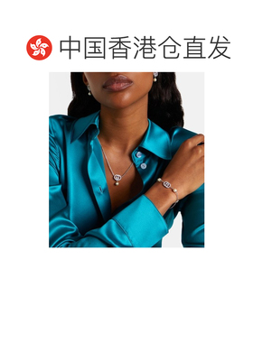 香港直邮Gucci 古驰 女士 双G扣精饰链条手链 metal金属色 舒适时