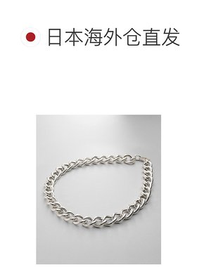 1h可退 日本直邮COCOSHNIK 女士 银饰 设计链 空心立体曲线项链 7