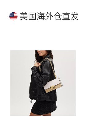 Coach/蔻驰 Eliza 标志帆布翻盖斜挎包 CP009 【美国奥莱】直发