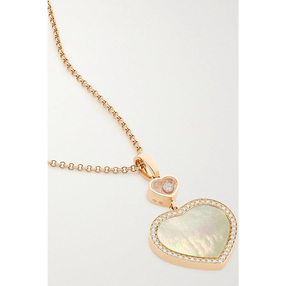 香港直邮潮奢chopard女士心形玛瑙 天猫国际全球探物项链