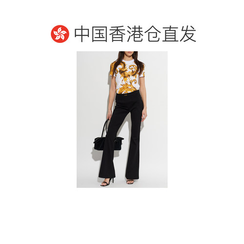 香港直邮Versace Jeans Couture 女士T恤 80HAH608JS553G03 - 图1