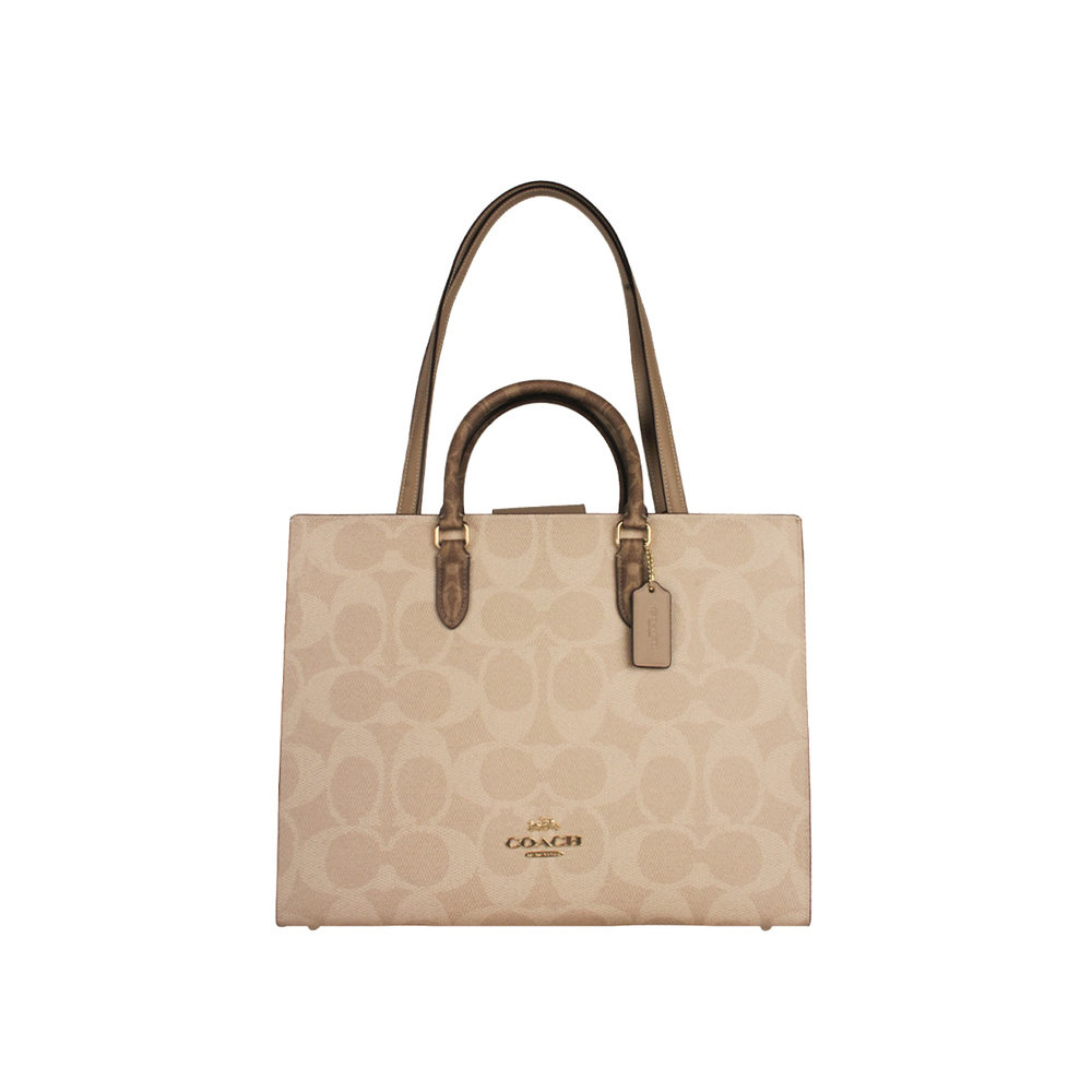 香港直邮COACH奥莱款女士手拿托特包