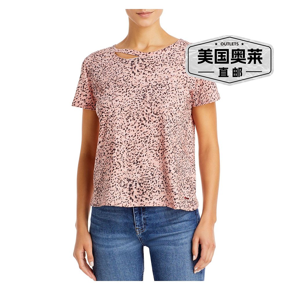 n:philanthropyHarlow Womens Printed Short Sleeves Pullover T - 图0