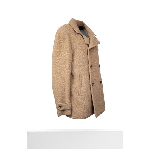 自营 Isaia 羊毛纹理带后开衩 - 棕褐色 - 棕色 美国奥莱直发男装 - 图3