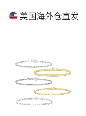 自营Ross-Simons Italian Sterling Silver and 18kt Gold Over S