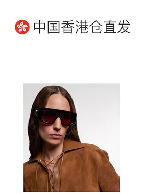 1h可退 香港直邮Gucci 古驰 女士 flat-top 双G太阳眼镜