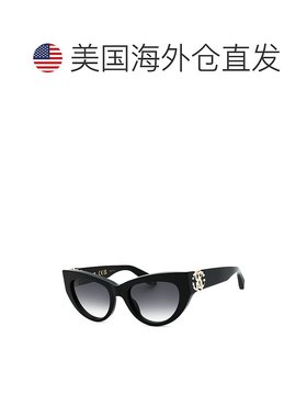 自营 Roberto Cavalli女式SRC017M 53mm太阳镜-黑色 美国奥莱直发