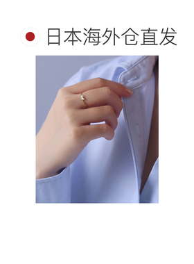 日本直邮Lilas 女士 K10黄金三角纹理戒指配饰 26111202403070
