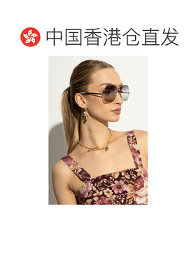 香港直邮CHLOÉ 女士太阳镜 CH0278S0002 CO 金色 Sunglasses Aly