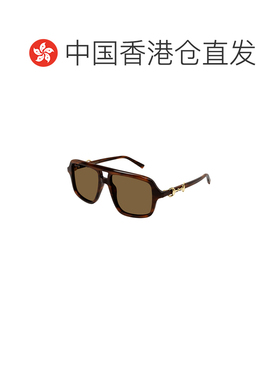 1h可退 香港直邮GUCCI 女士眼镜 GG2052S009 CO 棕色 框架太阳镜