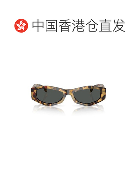 香港直邮VERSACE 女士眼镜 VE448777787 AW2025 米白色 全框太阳