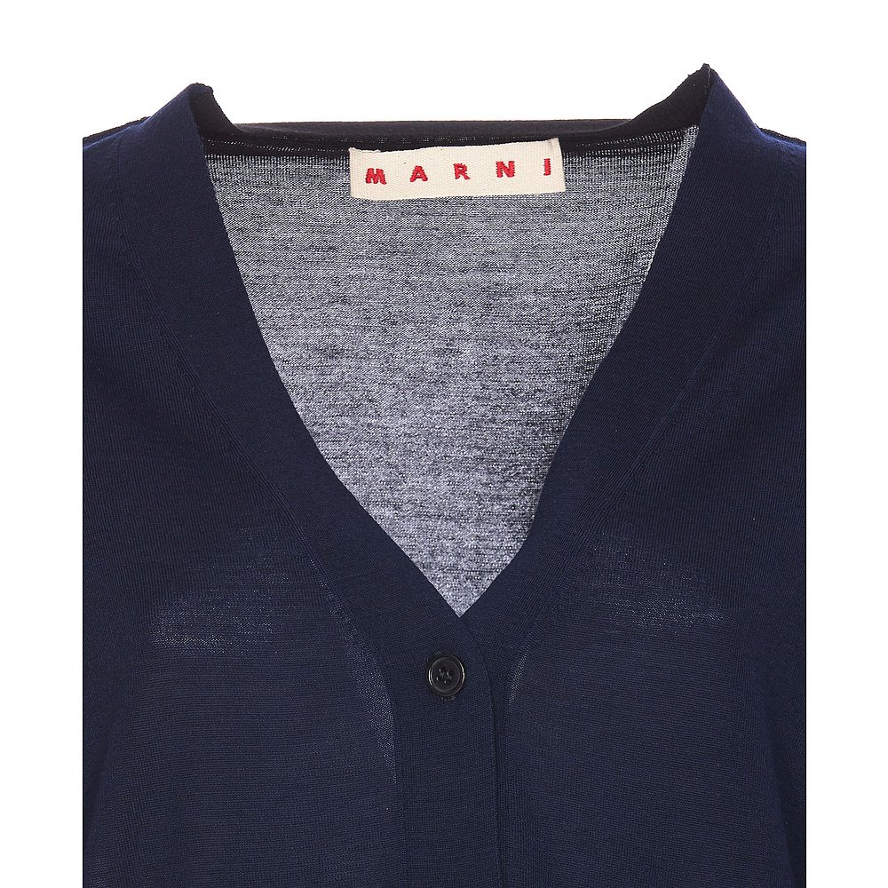 1h可退 MARNI 女士针织衫 CDMD0390Q0UFZ628HAB61 CO 深蓝色羊毛 - 图2
