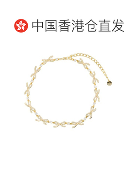 1h可退 香港直邮Self-Portrait 女士 BOWS 水晶项链 AW25621NGD