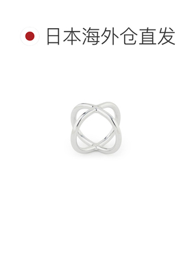 日本直邮Chalulu 女士 交叉造型 铜项链配饰61423873414真